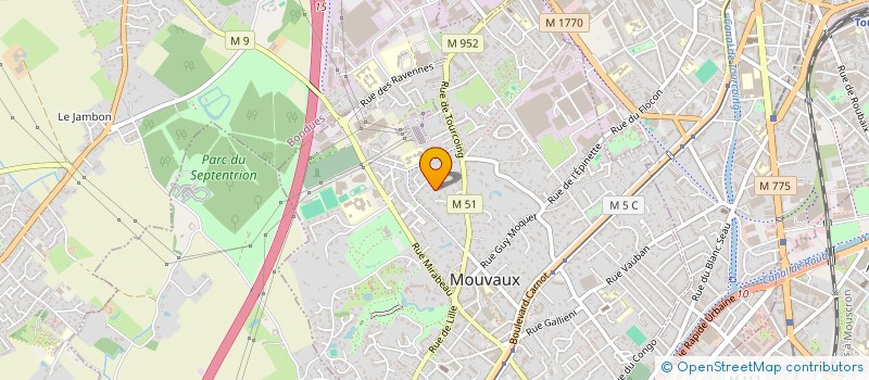 localisation de l'entreprise ONE LIFE  MOUVAUX