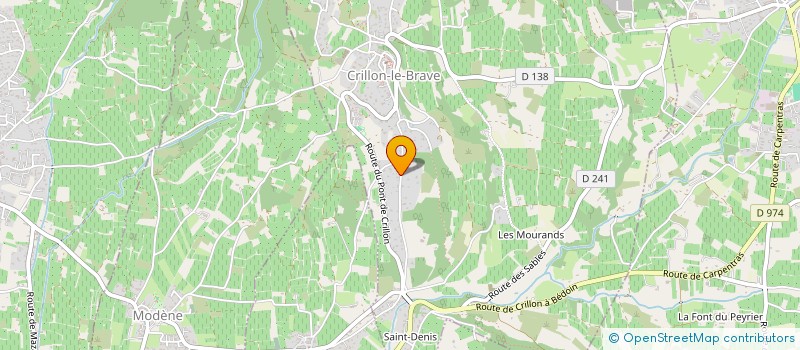 localisation de l'entreprise ONE LIFE NATUREL  CRILLON-LE-BRAVE