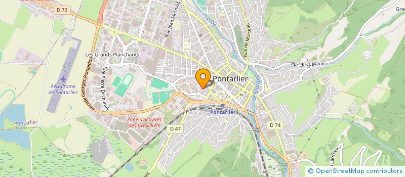 localisation de l'entreprise ONE LIMIT  PONTARLIER