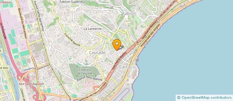localisation de l'entreprise ONE LIMOUSINES à NICE