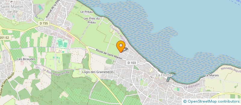 localisation de l'entreprise ONE LITTLE TWO  LA FLOTTE