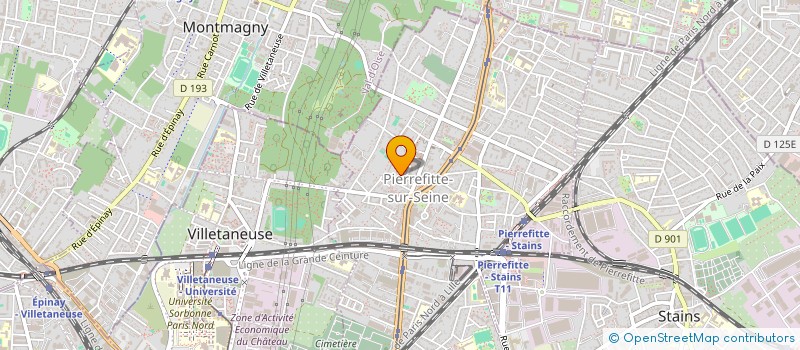 localisation de l'entreprise ONE LOVE  PIERREFITTE-SUR-SEINE