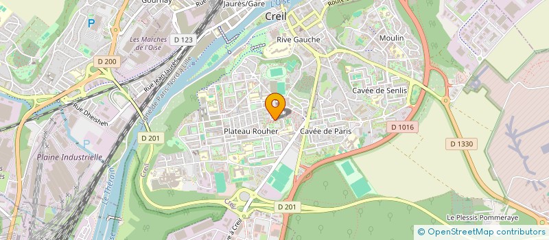 localisation de l'entreprise ONE LOVE ONE HEART FRANCE  CREIL