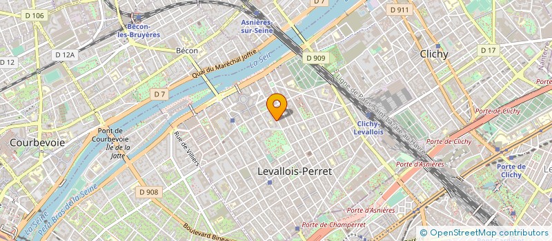 localisation de l'entreprise ONE MAN SEARCH à LEVALLOIS PERRET