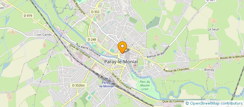 localisation de l'entreprise ONE MEDIA  PARAY-LE-MONIAL