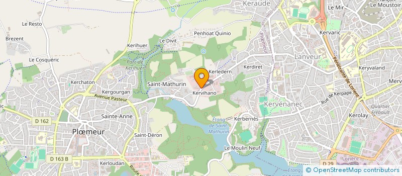 localisation de l'entreprise ONE NETWORK ENERGIES  PLOEMEUR