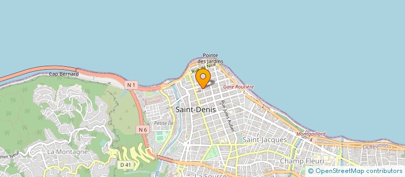 localisation de l'entreprise ONE NINE TWO SARL  SAINT-DENIS
