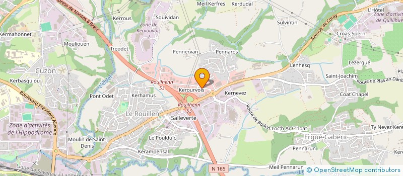 localisation de l'entreprise ONE NORTH  ERGUE-GABERIC