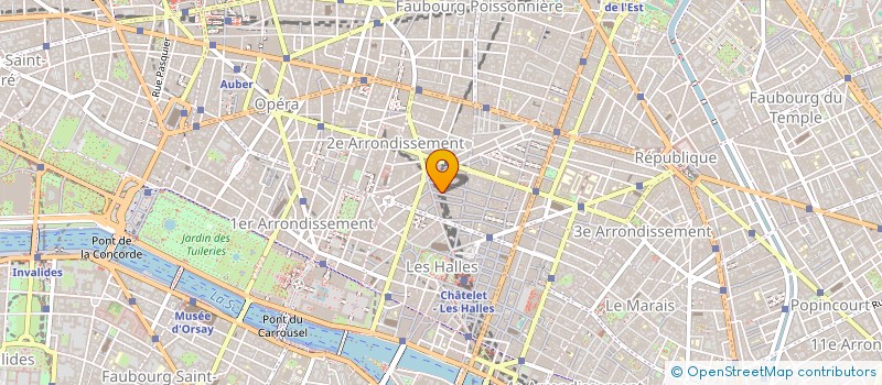 localisation de l'entreprise ONE O' ONE  PARIS