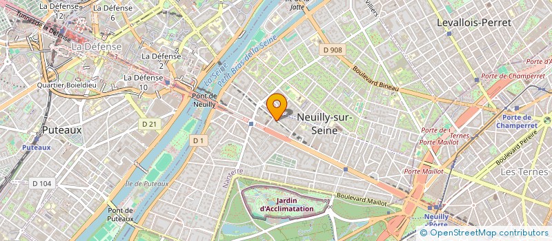 localisation de l'entreprise ONE ONLINE à NEUILLY-SUR-SEINE
