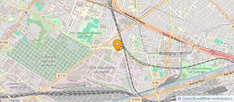 localisation de l'entreprise ONE PACK  BOBIGNY