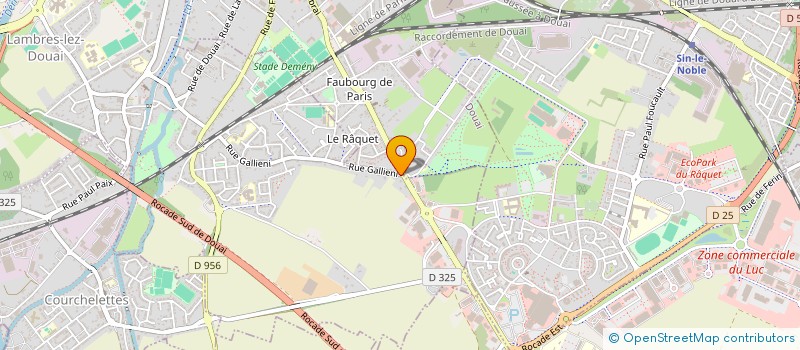 localisation de l'entreprise ONE PIECE FOOD  LAMBRES-LEZ-DOUAI