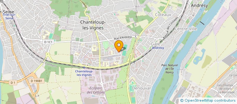 localisation de l'entreprise ONE PIECES AUTO 78  CHANTELOUP-LES-VIGNES