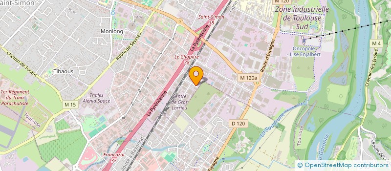 localisation de l'entreprise ONE PLATRERIE  TOULOUSE
