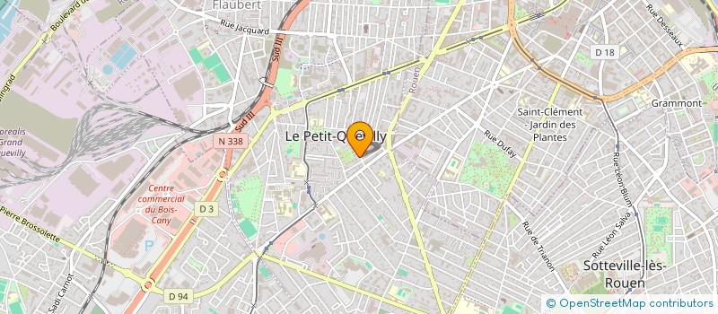 localisation de l'entreprise ONE PLOMBERIE  LE PETIT-QUEVILLY