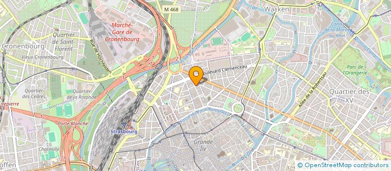 localisation de l'entreprise ONE SARREGUEMINES  STRASBOURG