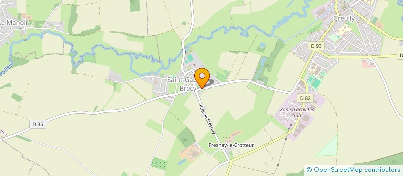 localisation de l'entreprise ONE-SEASCAPE  CREPON