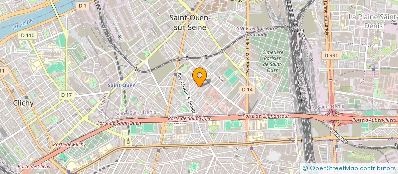 localisation de l'entreprise ONE SECURITE à SAINT-OUEN-SUR-SEINE