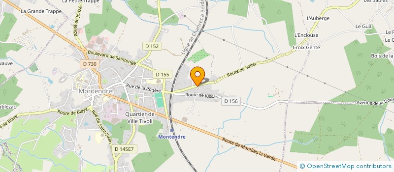 localisation de l'entreprise ONE SEVEN ORIGIN  MONTENDRE