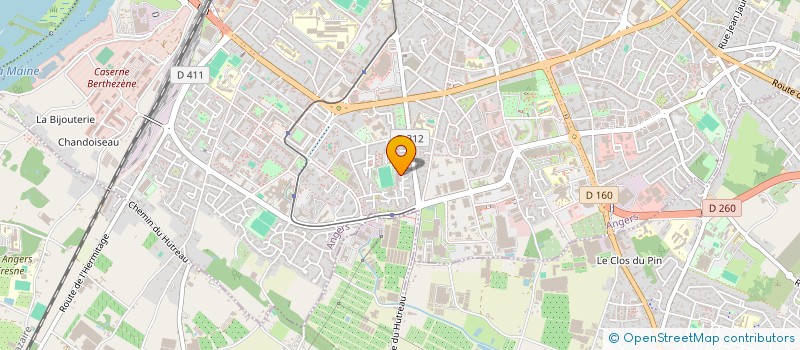 localisation de l'entreprise ONE SHOT  ANGERS