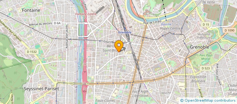 localisation de l'entreprise ONE SHOT CONCEPT EXCLUSIVITY AGENCY à GRENOBLE