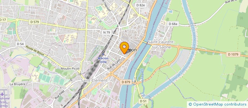 localisation de l'entreprise ONE SNACK à MACON