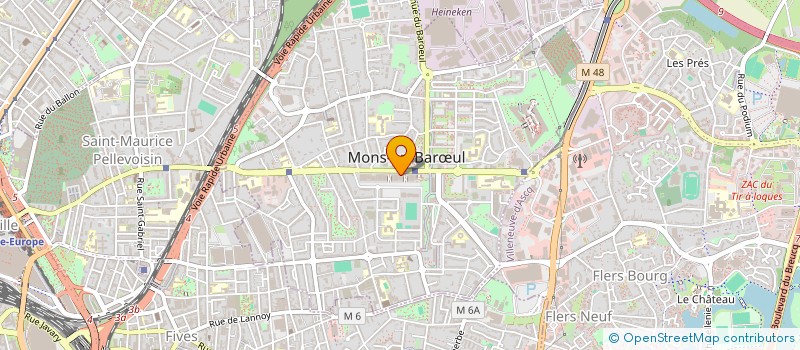 localisation de l'entreprise ONE SOCIETY  MONS-EN-BARUL