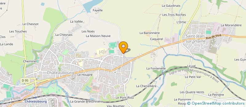 localisation de l'entreprise ONE SOLUTIONS à CHATEAUBOURG