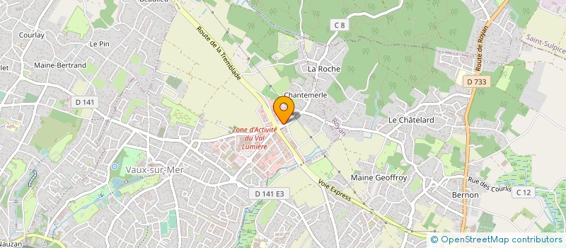 localisation de l'entreprise ONE SPIRIT BIKER  VAUX-SUR-MER