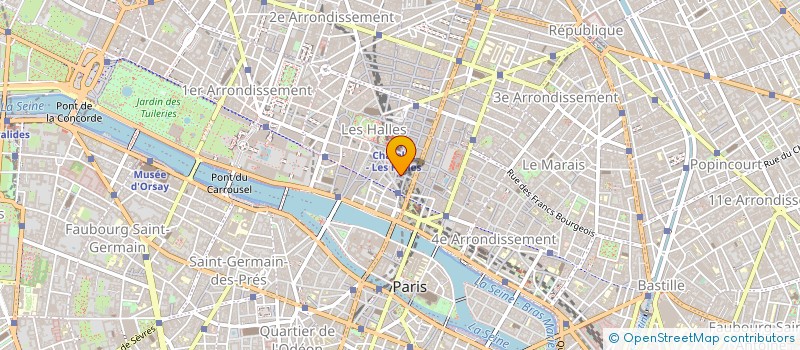 localisation de l'entreprise ONE SPORT à PARIS