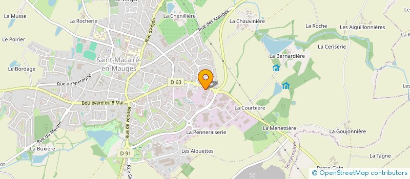 localisation de l'entreprise ONE STEP à SEVREMOINE