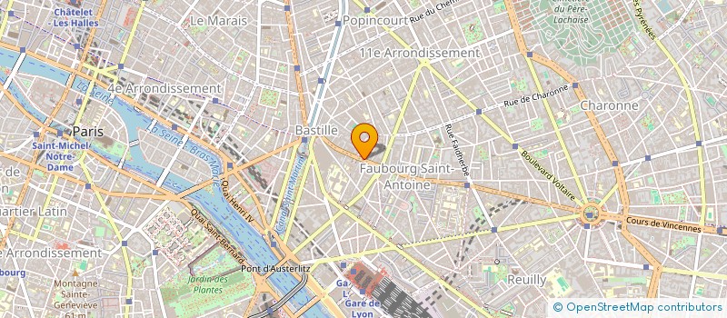 localisation de l'entreprise ONE STEP BEYOND  PARIS 11