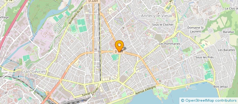 localisation de l'entreprise ONE STEP BEYOND à ANNECY