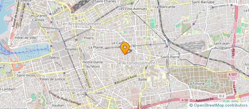 localisation de l'entreprise ONE TC à MARSEILLE