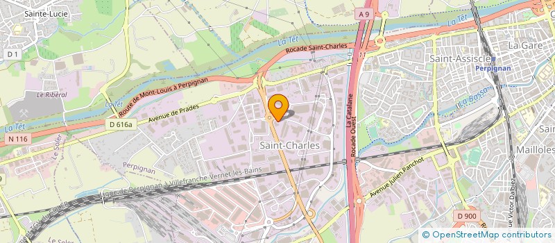 localisation de l'entreprise ONE TECHNOLOGIE  PERPIGNAN