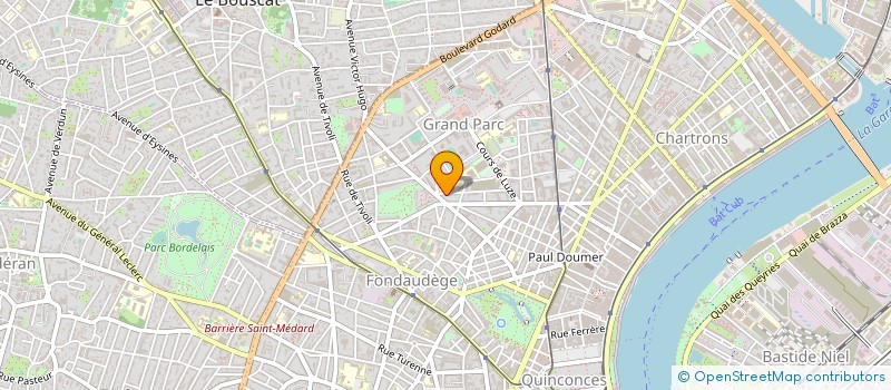localisation de l'entreprise ONE TO ONE PARIS à BORDEAUX