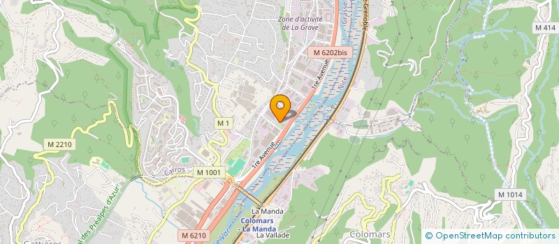 localisation de l'entreprise ONE TOO à CARROS
