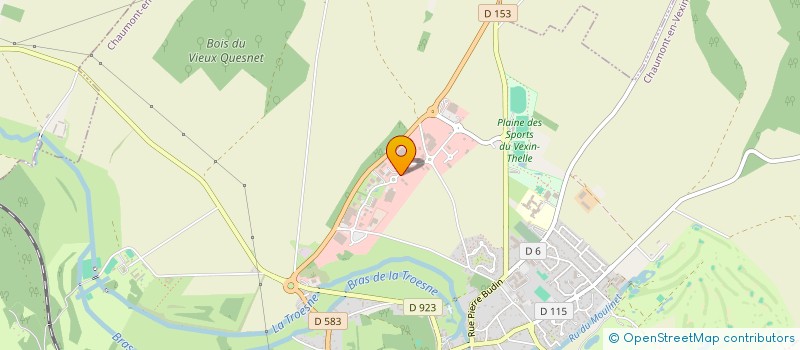 localisation de l'entreprise ONE-TP.COM à CHAUMONT-EN-VEXIN