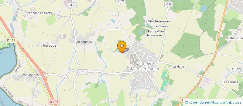 localisation de l'entreprise ONE - TWO - THREE - FORT  SAINT-PERE-MARC-EN-POULET