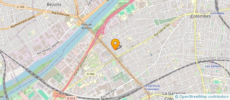 localisation de l'entreprise ONE TWO THREE VIVA L'ALGERIE  COLOMBES