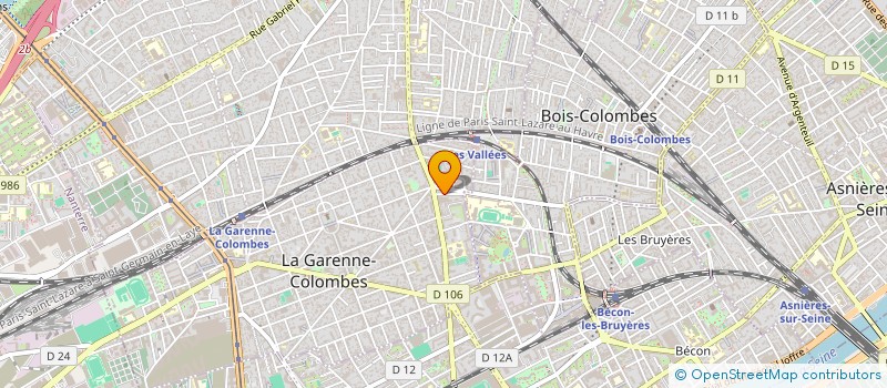 localisation de l'entreprise ONE UP FINANCE à LA GARENNE-COLOMBES