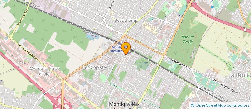 localisation de l'entreprise ONE WAY à MONTIGNY-LES-CORMEILLES