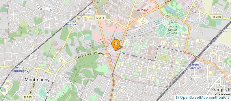 localisation de l'entreprise ONE WAY PRESSE à SARCELLES