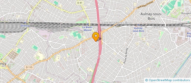 localisation de l'entreprise ONE4ALL FITNESS à LE BLANC-MESNIL