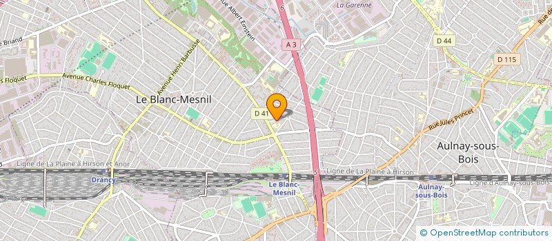 localisation de l'entreprise ONEBAN à LE BLANC-MESNIL