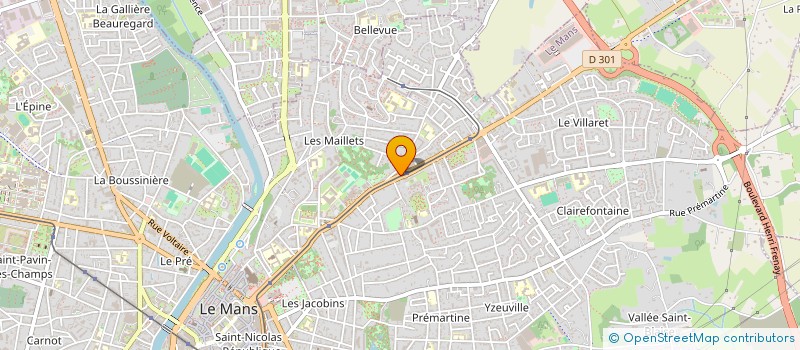 localisation de l'entreprise ONEBARZZ  LE MANS