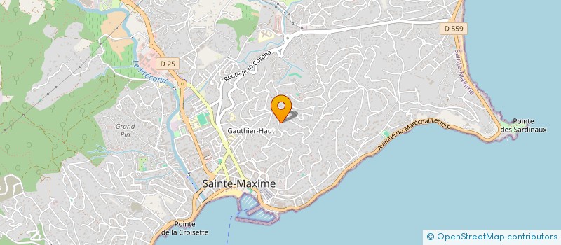 localisation de l'entreprise ONEBIS à SAINTE-MAXIME