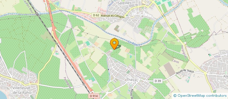 localisation de l'entreprise ONEBO  THEZA