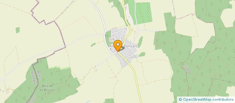 localisation de l'entreprise ONEBOX  ARCIS-LE-PONSART