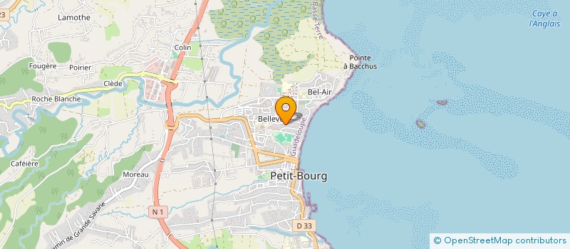 localisation de l'entreprise ONEBUILD à PETIT-BOURG